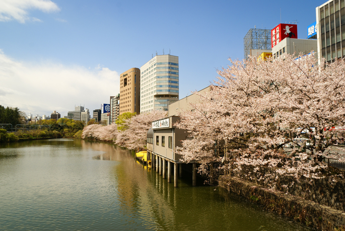 Kanda-gawa, Ichigaya, Tokyo