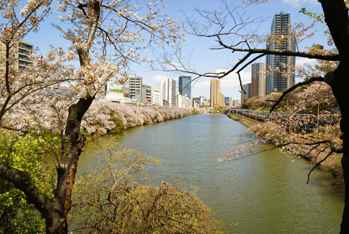 Kanda-gawa, Ichigaya, Tokyo