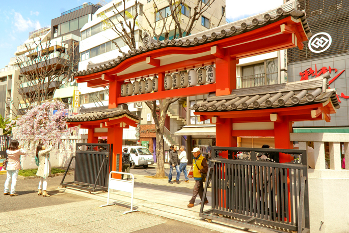 Temple Zenkoku-ji, Kagurazaka, Tokyo