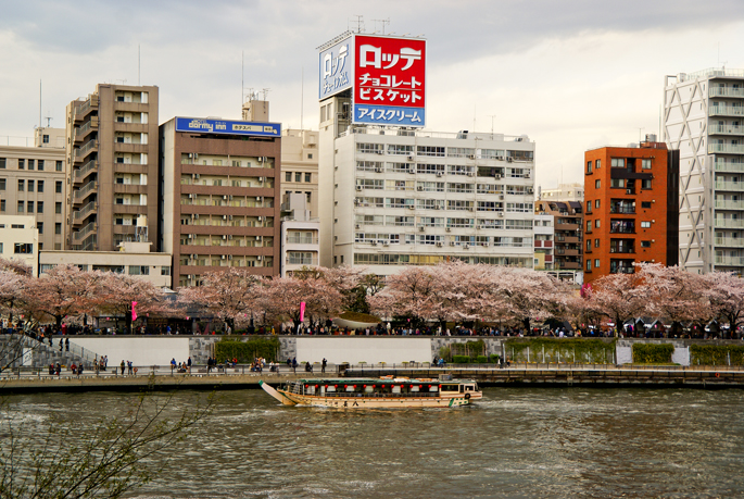 Berges de la Sumida, Asakusa, Tokyo