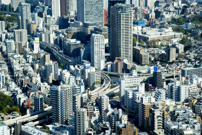 Tokyo vue depuis le Mori Building, Roppongi