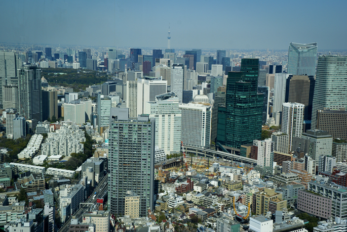 Tokyo vue depuis le Mori Building, Roppongi