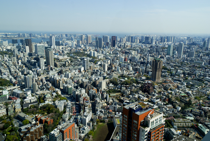 Tokyo vue depuis le Mori Building, Roppongi