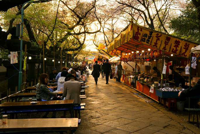 Yatai à Ueno, Tokyo