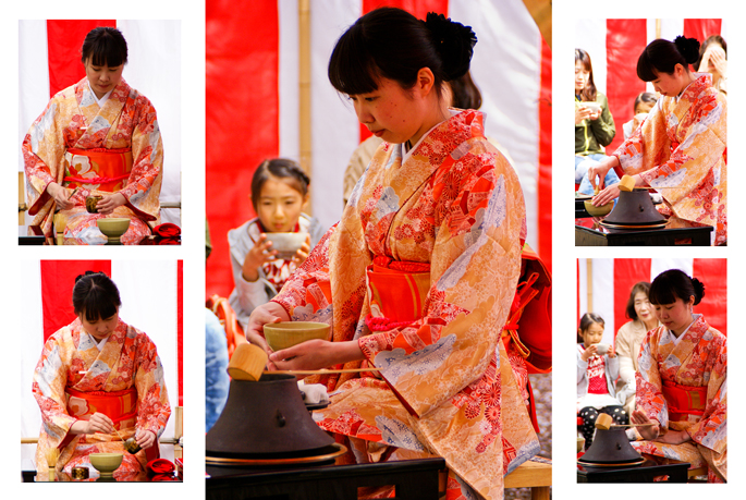 Cérémonie du thé au Yasukuni-Jinja