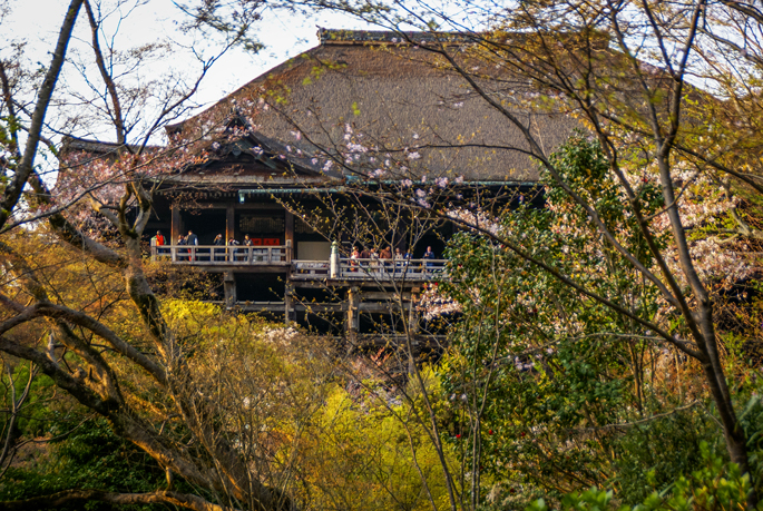 La plateforme du Kyomizu-dera, Kyoto