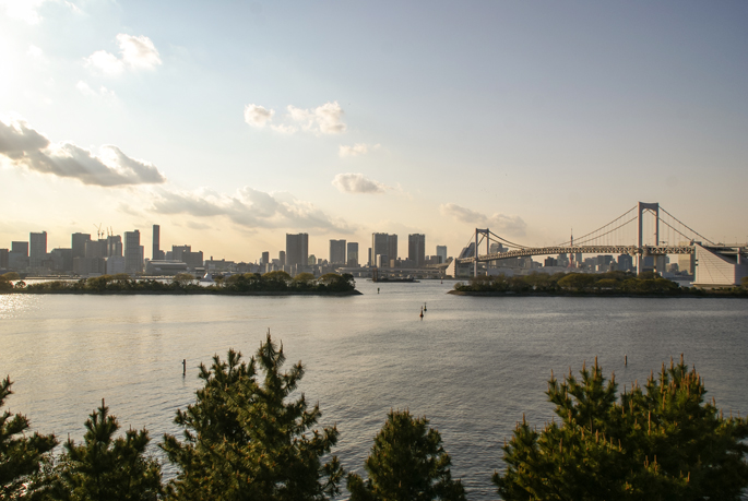 La baie de Tokyo depuis Odaiba, Tokyo