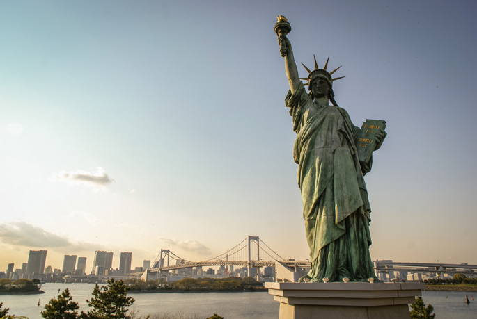 Statue de la liberté, Odaiba