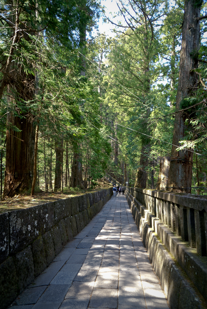 Le chemin du tombeau d'Ieyasu Tokugawa, Tōshō-gū, Nikkō