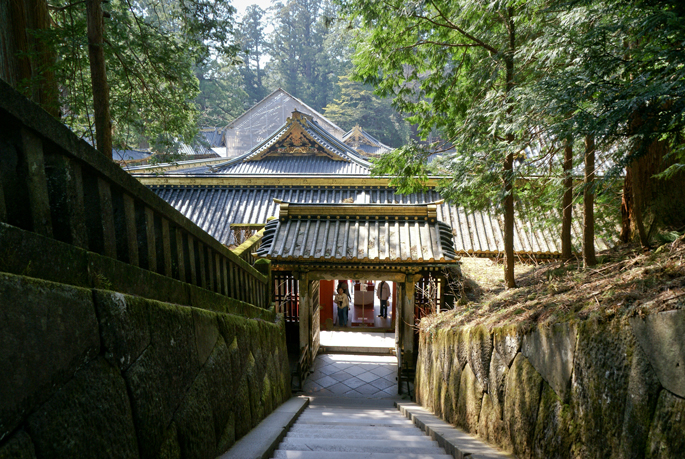 Le chemin du tombeau d'Ieyasu Tokugawa, Tōshō-gū, Nikkō