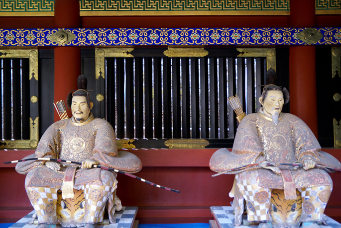 Statues de la porte Yomei-mon, Tōshō-gū, Nikkō