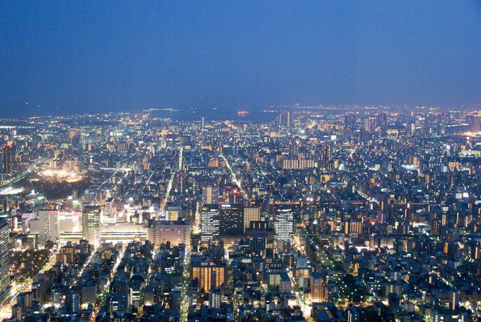 Tokyo depuis Tokyo Sky Tree