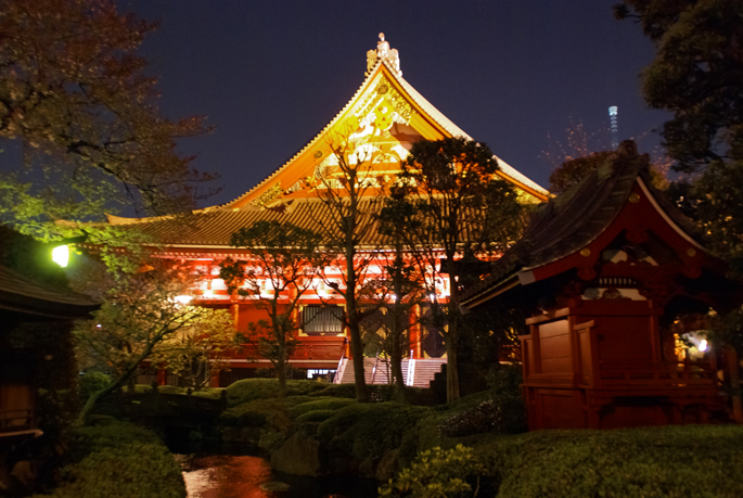 Asakusa by night, Tokyo