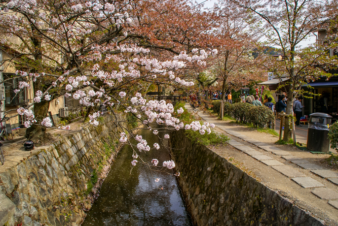 Canal près du Ginkaku-ji, Kyoto