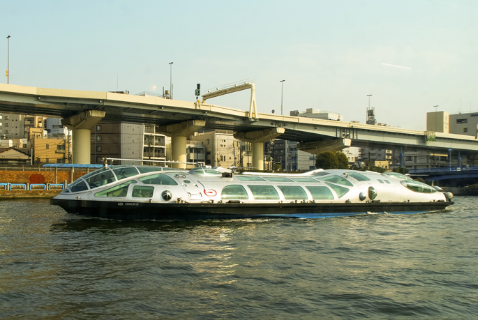 Bateau Himiko sur la Sumida, Tokyo