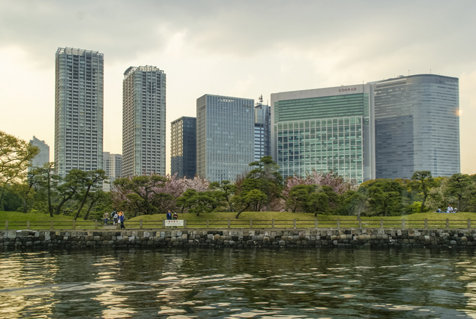 Jardin Hamarikyū, Tokyo