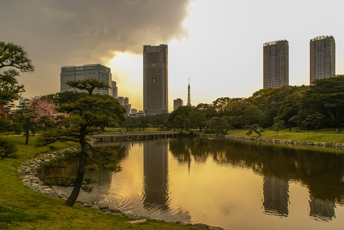 Jardin Hamarikyū, Tokyo