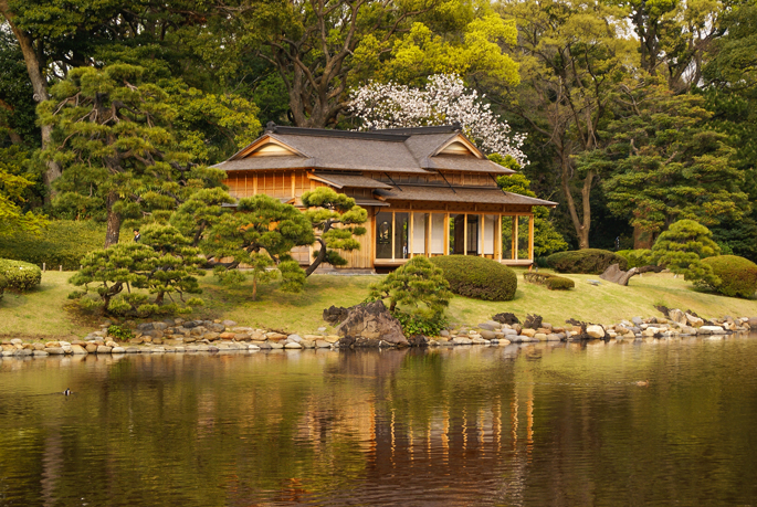 Jardin Hamarikyū, Tokyo