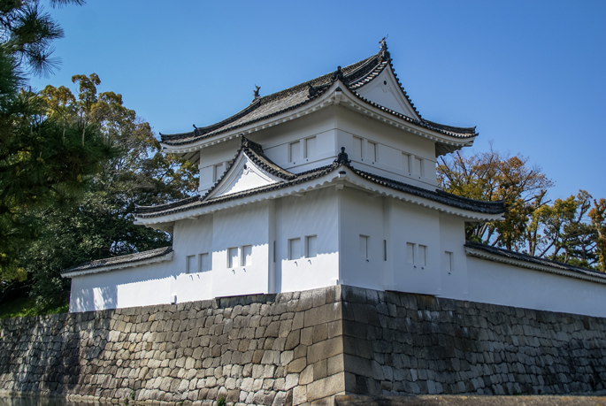 Les douves du château de Nijō, Kyoto