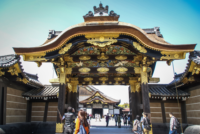 Porte de Ninomaru, château de Nijō, KyotoPorte de Ninomaru, château de Nijō, Kyoto